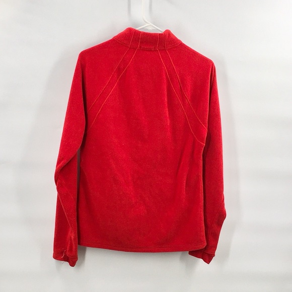 GapBody Red Fleece Jacket M - Picture 3 of 7